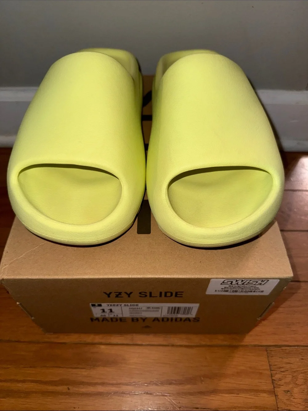 adidas Yeezy Slide Lime Green Foam Slip-Ons
